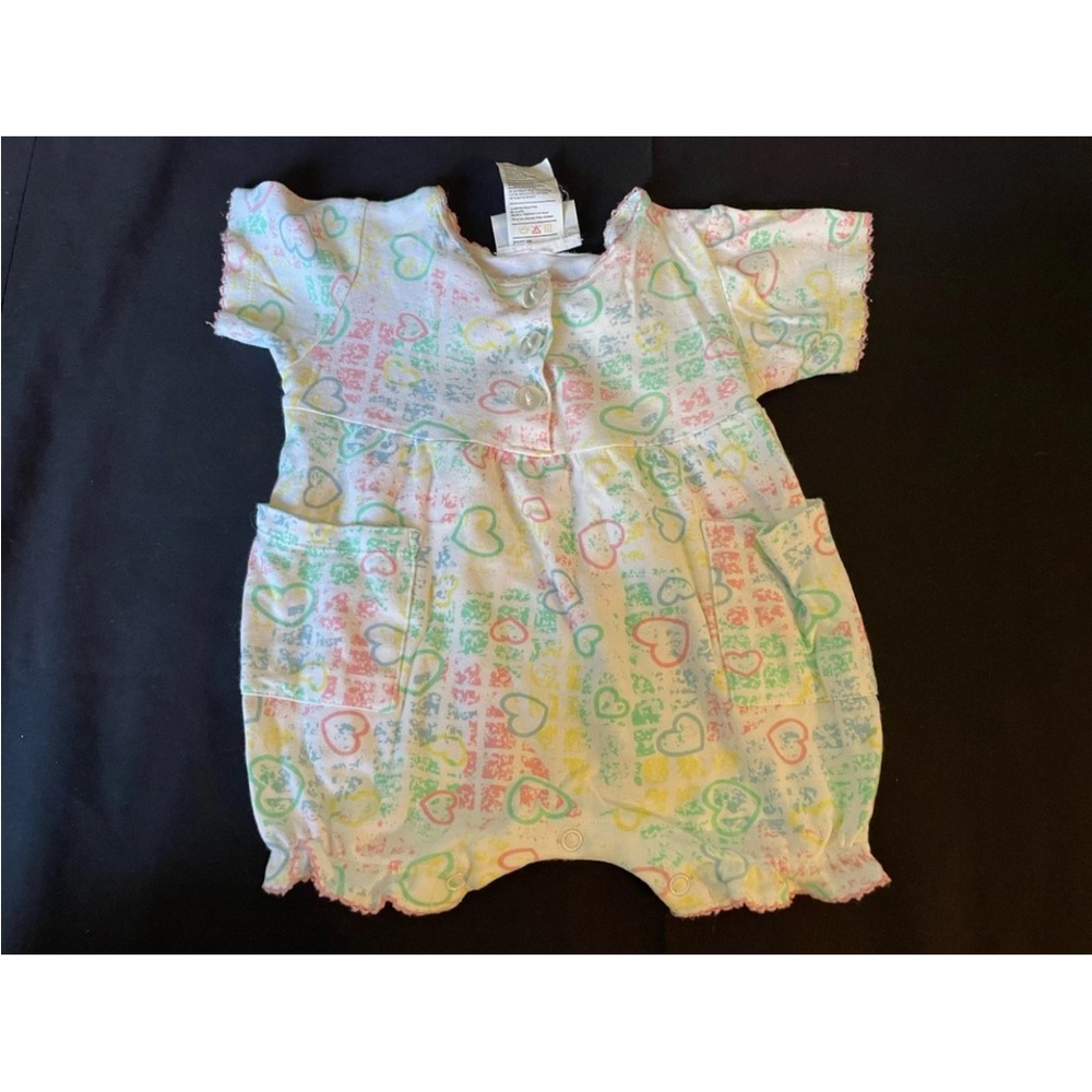 Vitamins Vintage Baby Dress Romper size 12 M